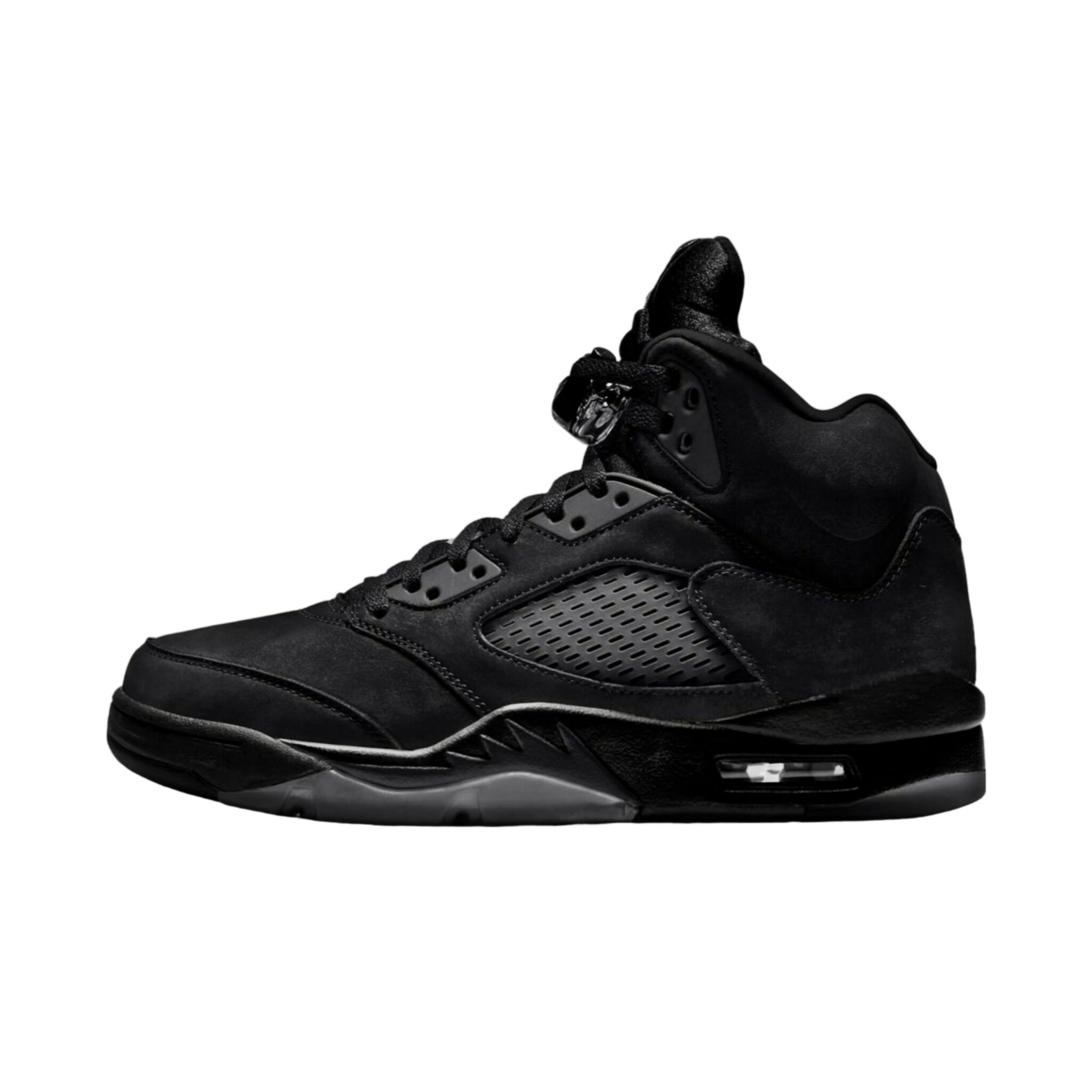 retro 5 black jordans